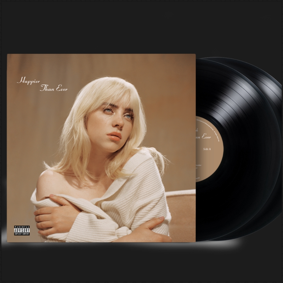LP) BILLIE EILISH - HAPPIER THAN EVER | Vinylia.no alt av musikk