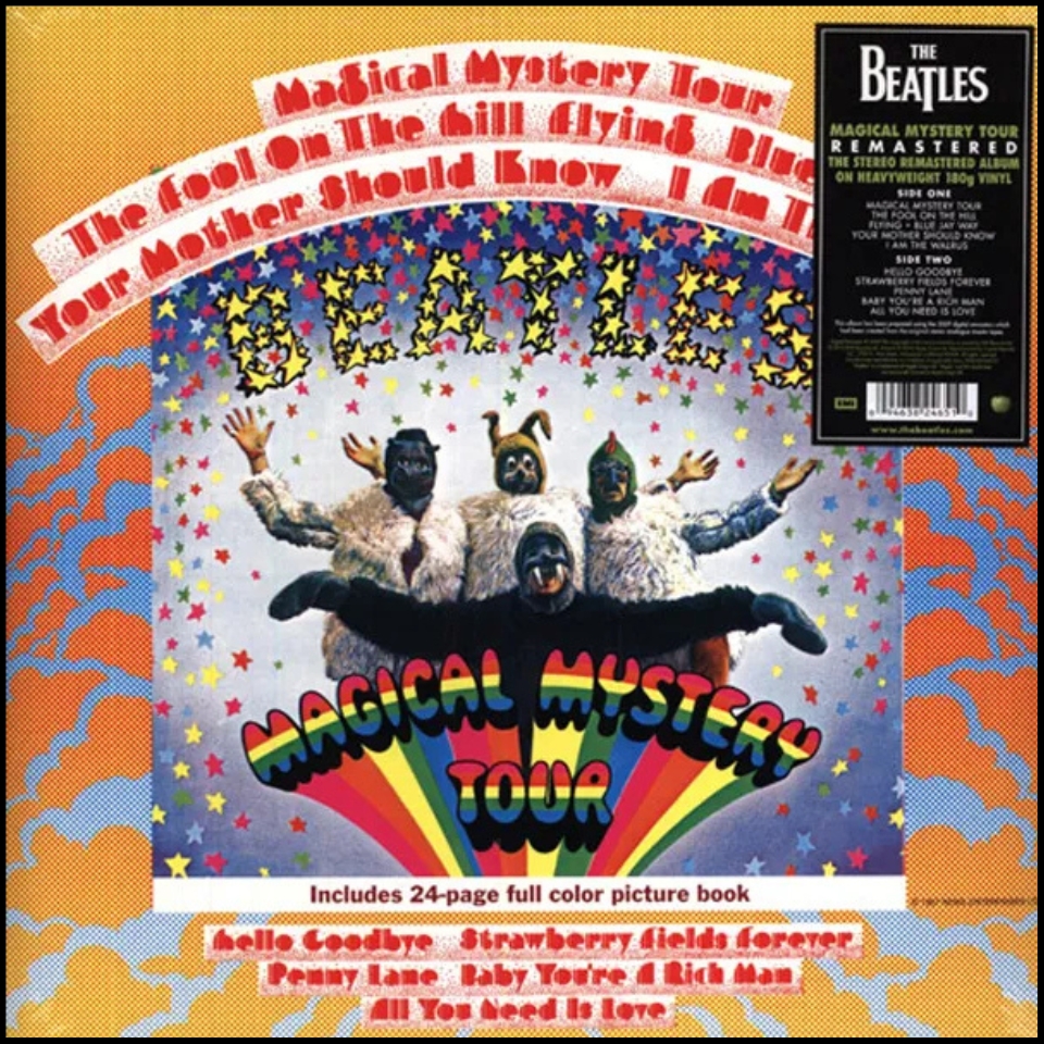 見本盤 Beatles LP MAGICAL MYSTERY TOUR　1762 LP) THE BEATLES - MAGICAL MYSTERY TOUR | Vinylia.no alt av musikk