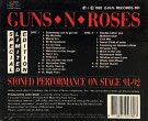 (CD-sjelden) GUNS N´ ROSES - STONED PERFERMANCE ON STAGE 91-92 (UOFFISIELL UTGIVELSE) thumbnail
