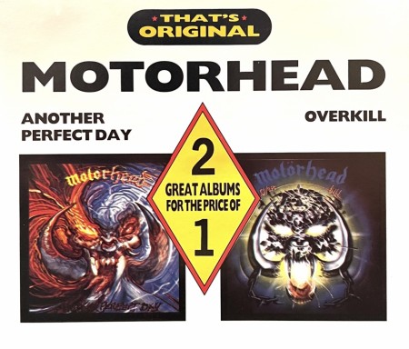 (CD) MOTORHEAD - ANOTHER PERFECT DAY / OVERKILL