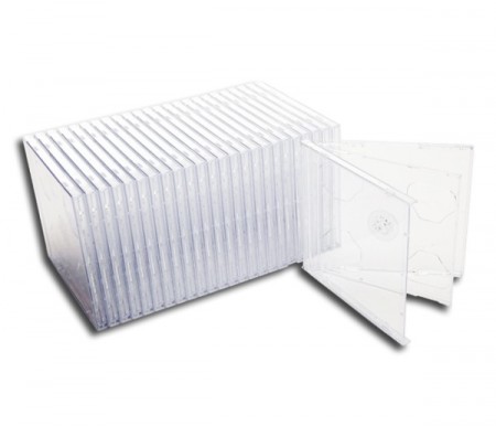 DOBBELT CD COVER KOMPLETT M/TRANSPARENT INNMAT (SLIM) 1STK