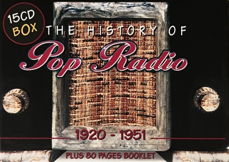 (CD) VARIOUS - THE HISTORY OF POP RADIO 1920-1951 (15x CD-BOX-SET)