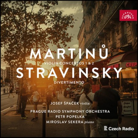 (CD) JOSEF SPACEK - BOHUSLAV MARTINU: VIOLIN CONCERTOS: STRAVINSKY: DIVERTIMENTO