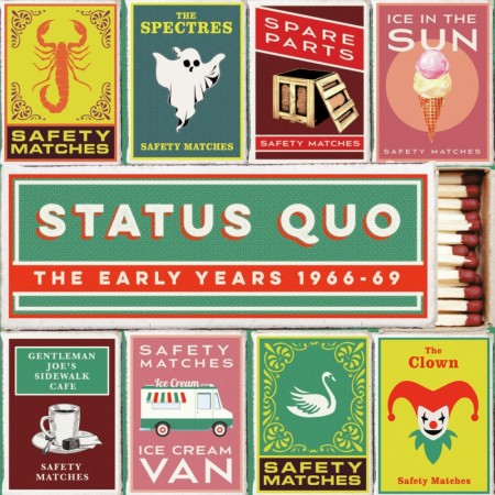 (CD) STATUS QUO - THE EARLY YEARS (1966-69) 5x CD BOX-SET