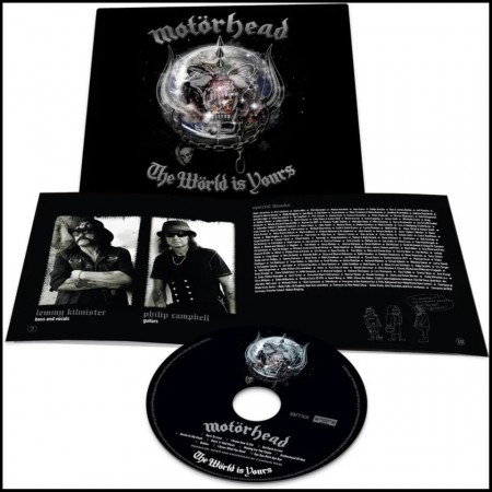 (CD RELEASE 14/8, 2026) MOTORHEAD - THE WORLD IS YOURS