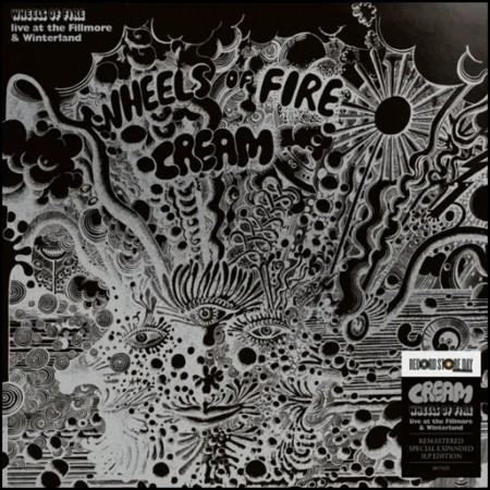 (LP) CREAM - WHEELS OF FIRE: LIVE AT THE FILLMORE AUDITORIUM & WINTERLAND BALLROOM