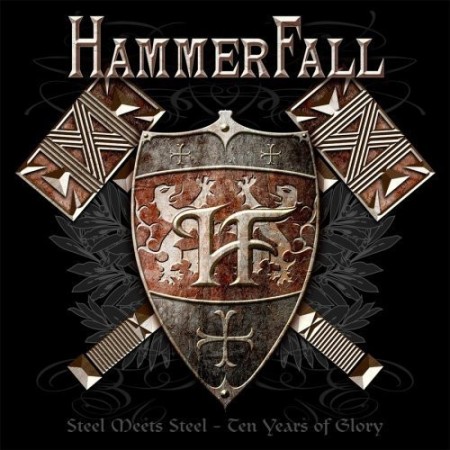 (CD) HAMMERFALL - STEEL MEETS STEEL- TEN YEARS OF GLORY