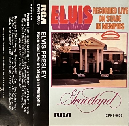 (MC) ELVIS PRESLEY - RECORDED LIVE ON STAGE IN MEMPHIS