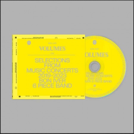 (CD RELEASE 3/4, 2026) BON IVER - VOLUMES: ONE (SELECTIONS FROM MUSIC CONCERTS 2019-2023 BON IVER 6 PIECE BAND
