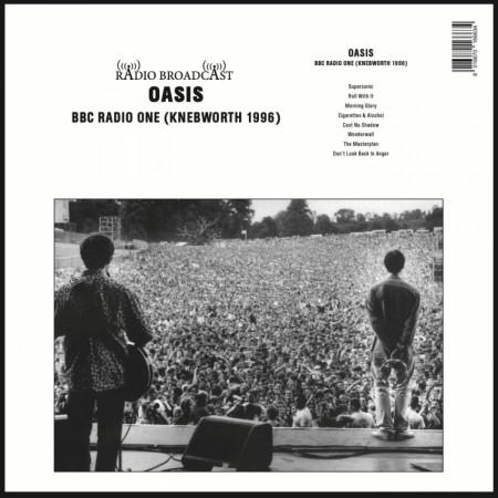 (LP) OASIS - BBC RADIO ONE (KNEBWORTH 1996) UOFFISIELL UTGIVELSE