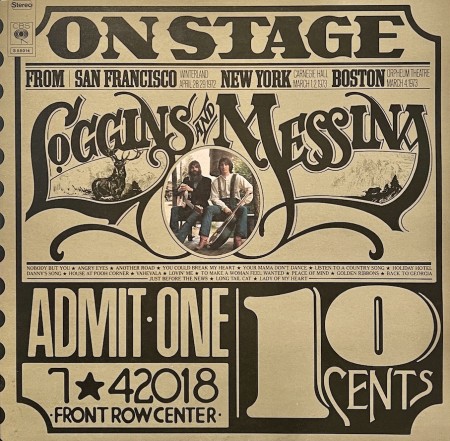 (LP) LOGGINS AND MESSINA - ON STAGE (NE74) 