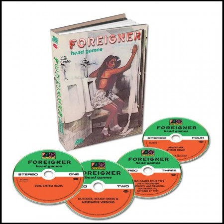 (CD RELEASE 30/10, 2026) FOREIGNER - HEAD GAMES