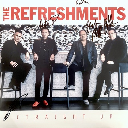 (LP-signert) THE REFRESHMENTS - STRAIGHT UP
