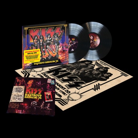 (LP) KISS - DESTROYS ANAHEIM '76