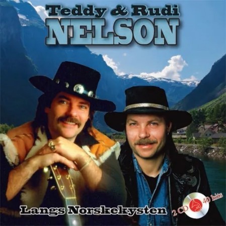 (CD-sjelden) TEDDY & RUDI NELSON - LANGS NORSKEKYSTEN (2CD 40 HITS)